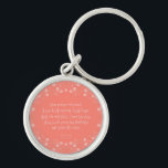 Persuasion Jane Austen Floral Love Letter Quote Keychain<br><div class="desc">Show your bookish side and love for Jane Austen books with this bookish keychain featuring a floral design surrounding the quote "You pierce my soul. I am half agony, half hope. Tell me not that I am too late, that such precious feelings are gone for everβ which is part of...</div>