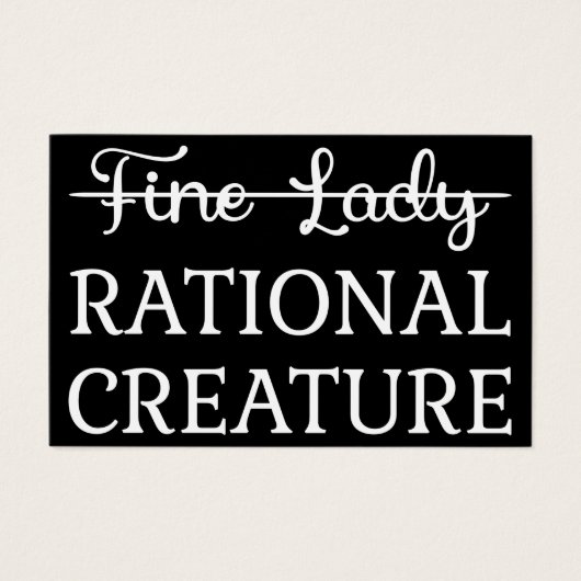 Persuasion Jane Austen - Rational Creature I (Front)