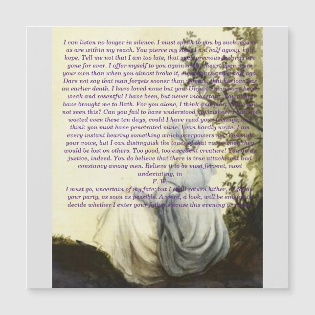 Persuasion letter Jigsaw Puzzle (Front)