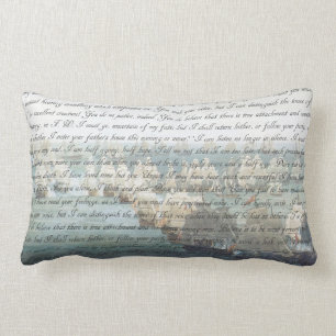 Persuasion Letter Lumbar Pillow