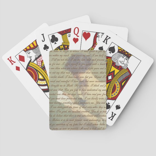 Persuasion Letter Poker Cards (Back)