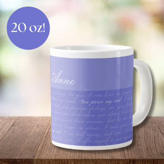 Persuasion Pierce My Soul Personalized Giant Coffee Mug