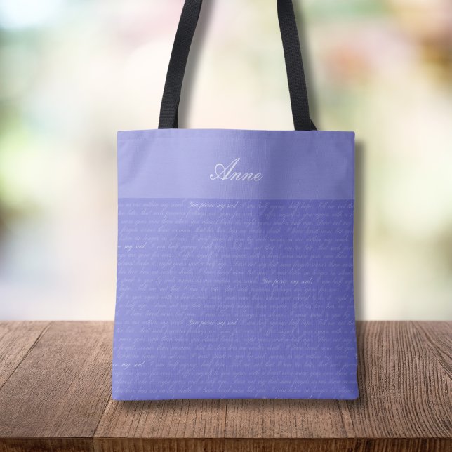 Persuasion Pierce My Soul Personalized Tote Bag (Creator Uploaded)