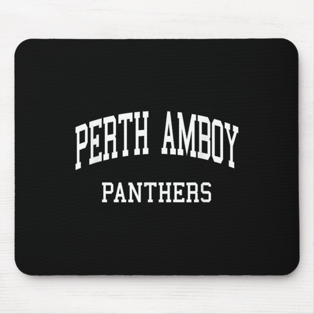 Perth Amboy High School Hs Perth Amboy Nj Retro Sr Mouse Pad (Front)