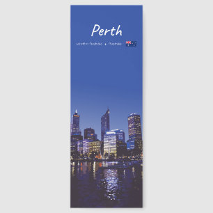 Perth, Australia - City Skyline Night Bookmarks