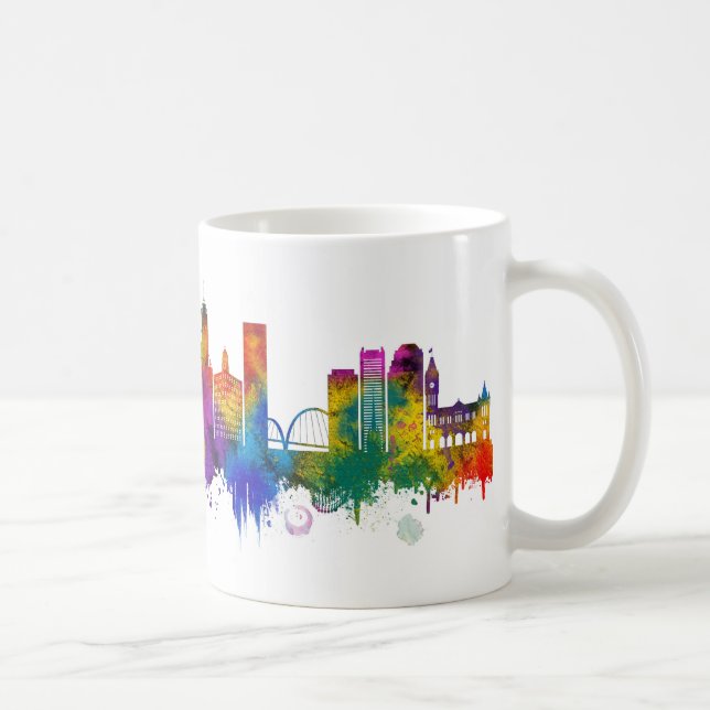 Perth Australia Skyline Coffee Mug (Right)