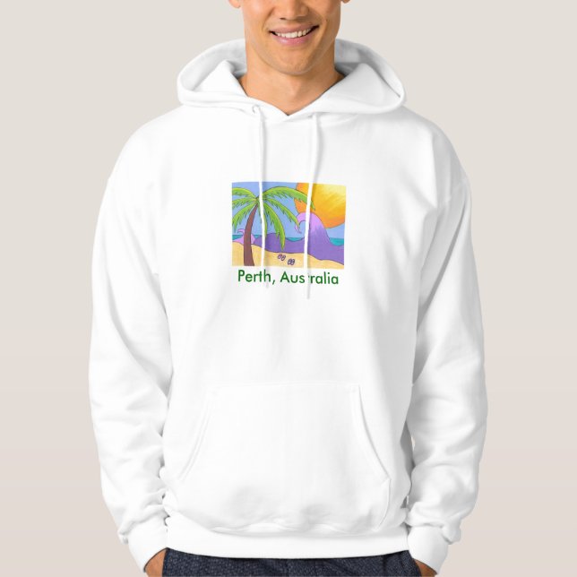 Perth, Australia Sweatshirt Hoodie (Front)
