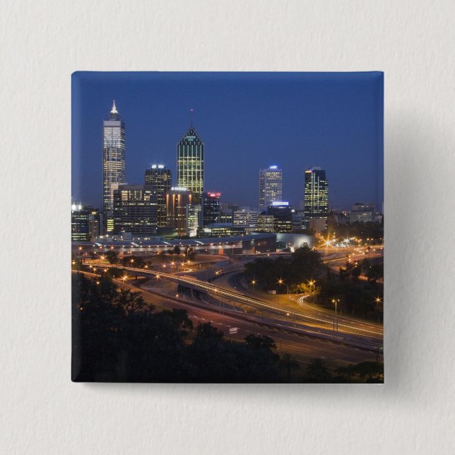 Perth, Australia. View of downtown Perth from Button (Front)
