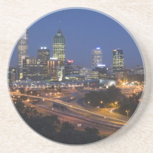 Perth, Australia. View of downtown Perth from Coaster