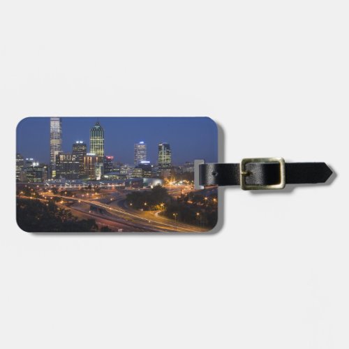 Perth Australia View of downtown Perth from Luggage Tag