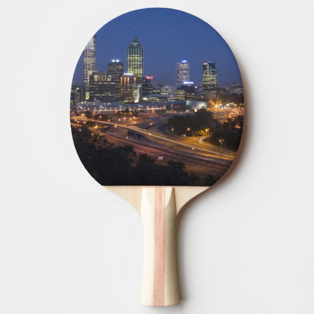 Perth, Australia. View of downtown Perth from Ping Pong Paddle (Front)