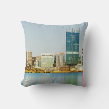 Perth Cbd From Mill Point Perth Western Australia Throw Pillow by allphotos at Zazzle