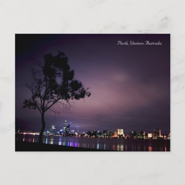 Perth City Lights Postcard (Front)