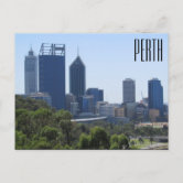 パース ポストカード ウェスタンオーストラリア Prepaid Postcard – Perth City View Postcard - Prepaid postcards