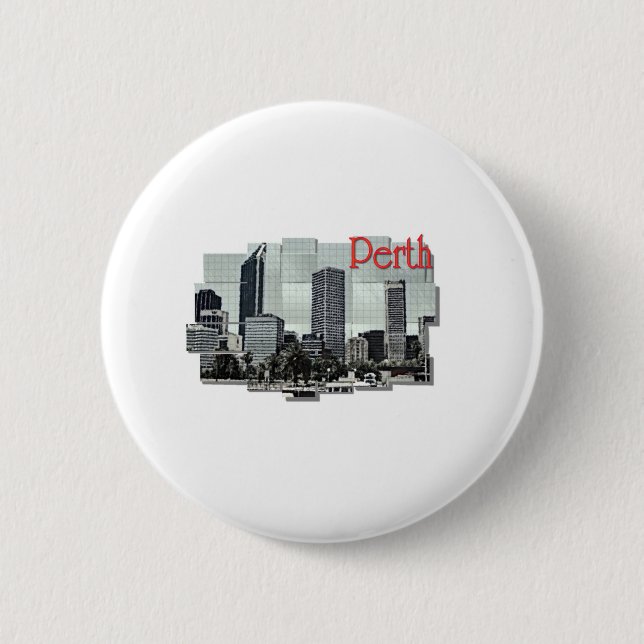 Perth Pinback Button (Front)