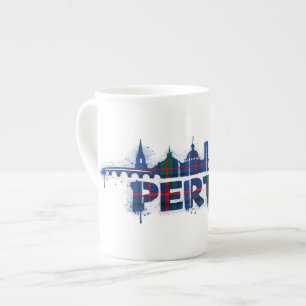 Perth Scotland Tartan Mug Scottish