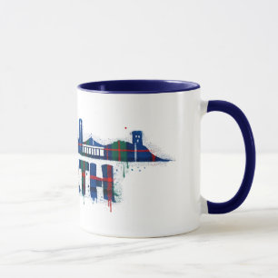 Perth Scotland Tartan Mug Scottish