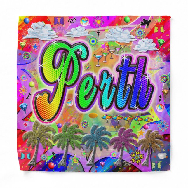 Perth Vista Express Bandana (Front)