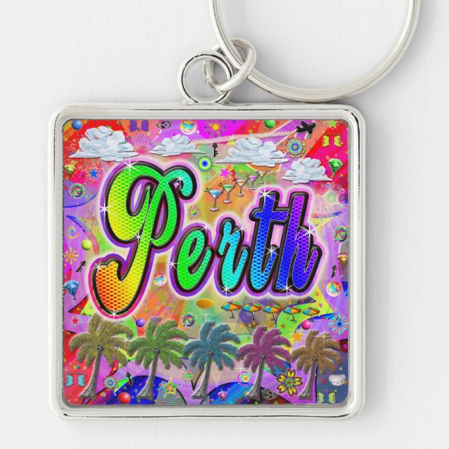 Perth Vista Express Keychain (Front)