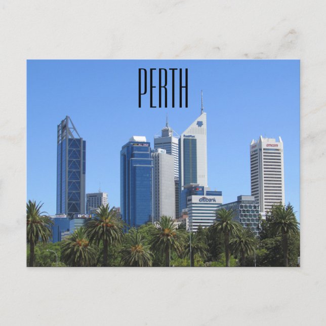 perth western australia postcard (Front)