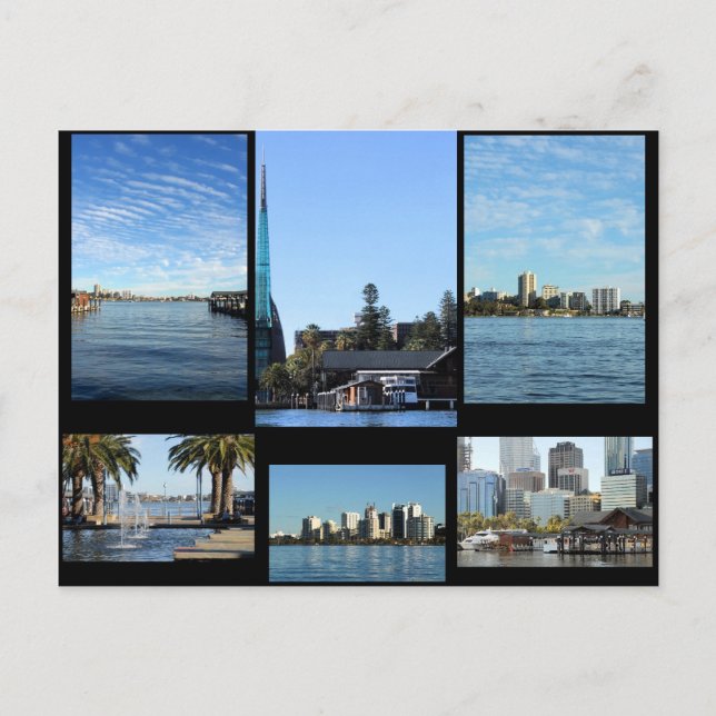Perth Western Australia Postcard (Front)