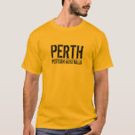 Perth Western Australia T-shirt at Zazzle