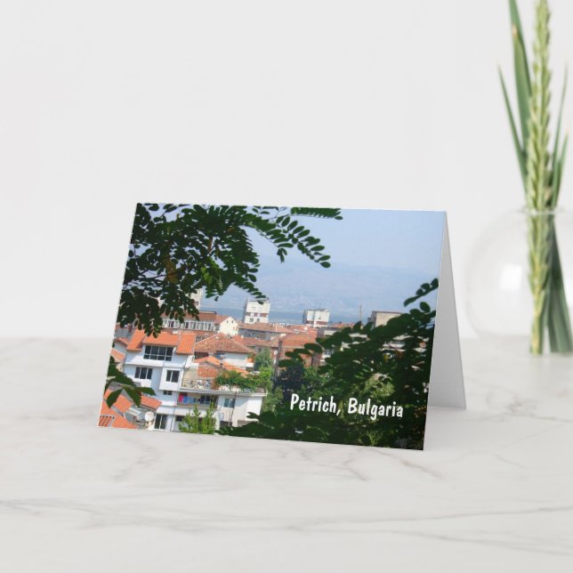 Pertich, Bulgaria Card (Front)