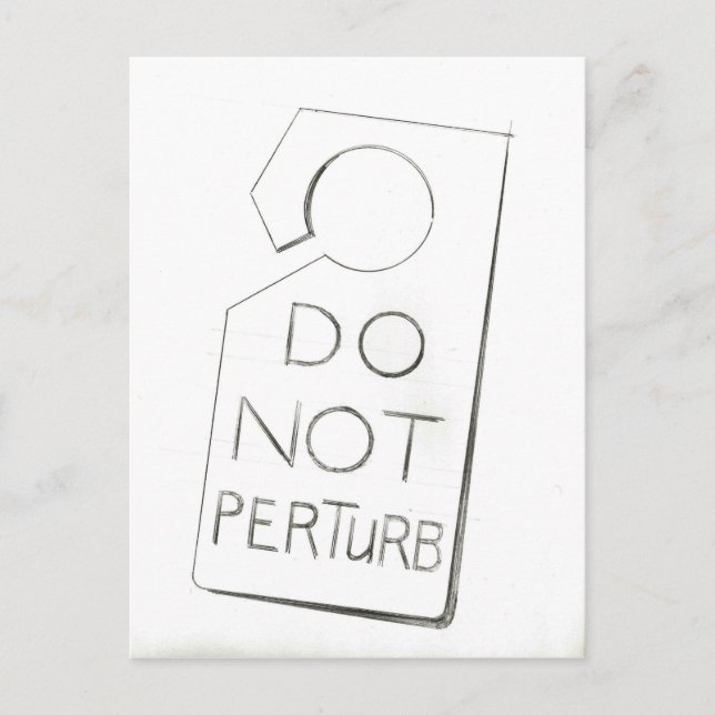 perturb.jpg.jpg postcard (Front)