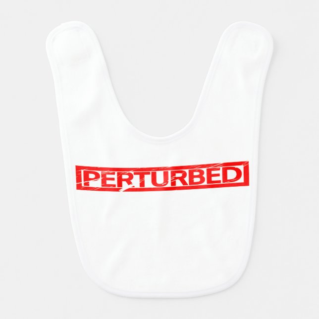 Perturbed Stamp Baby Bib (Front)