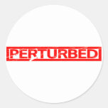 Perturbed Stamp Classic Round Sticker