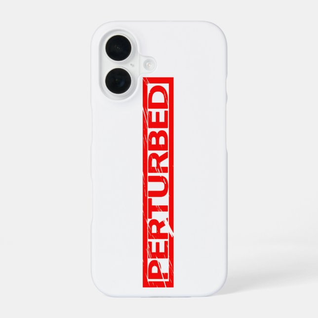 Perturbed Stamp Iphone Case (Back)