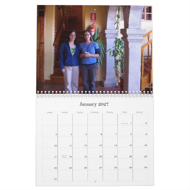 Peru, 2009 calendar (Jan 2027)