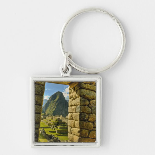 Peru, Andes, Andes Mountains, Machu Picchu, Keychain (Front)