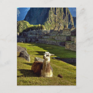 Peru, Andes, Andes Mountains, Machu Picchu Postcard