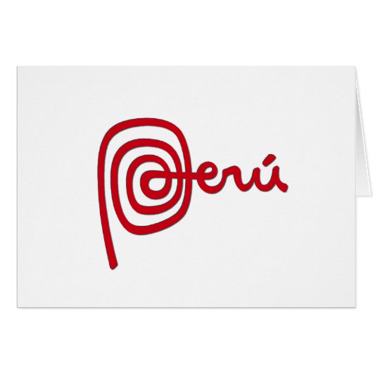 Peru Brand / Marca Peru Cards (Front Horizontal)