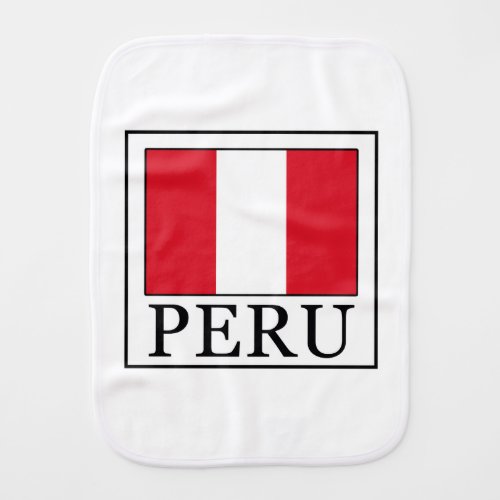 Peru Burp Cloth