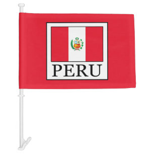 Peru Car Flag