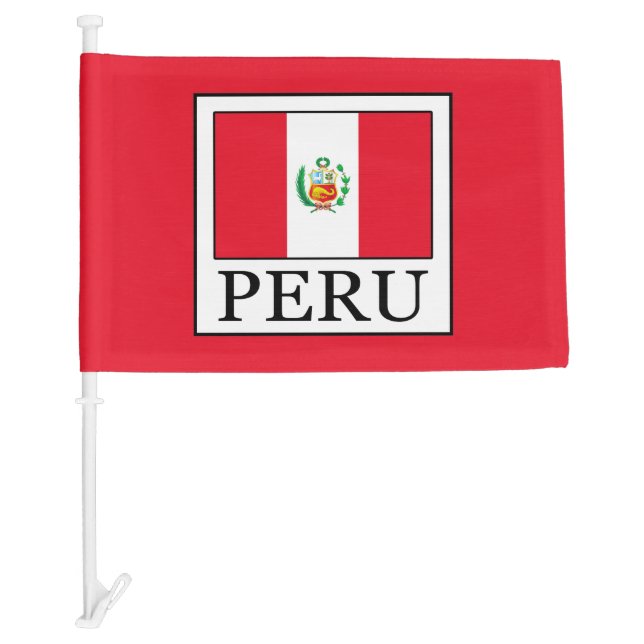Peru Car Flag (Front)