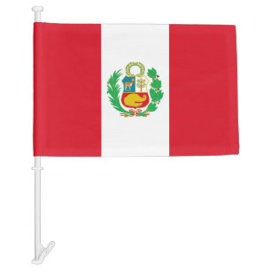 Peru Car Flag