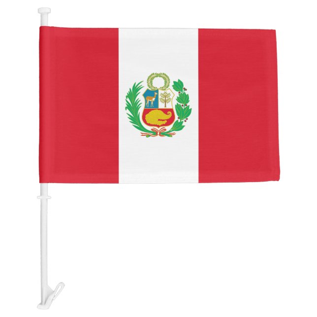 Peru Car Flag (Front)