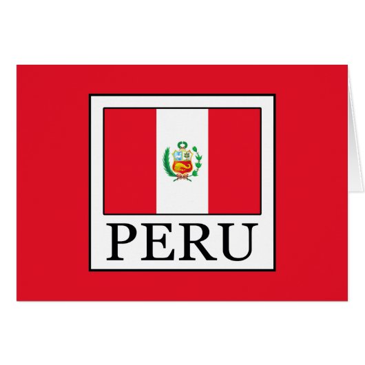 Peru Cards (Front Horizontal)