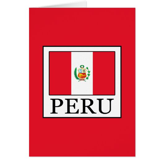 Peru Cards (Front)
