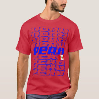 Peru Cascade text T-Shirt