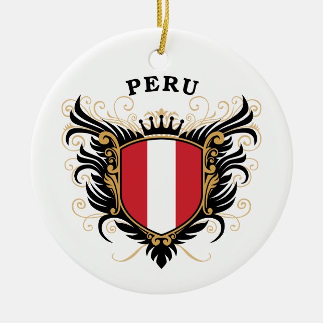 Peru Ceramic Ornament (Front)