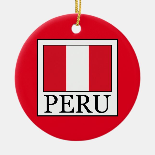 Peru Ceramic Ornament (Front)