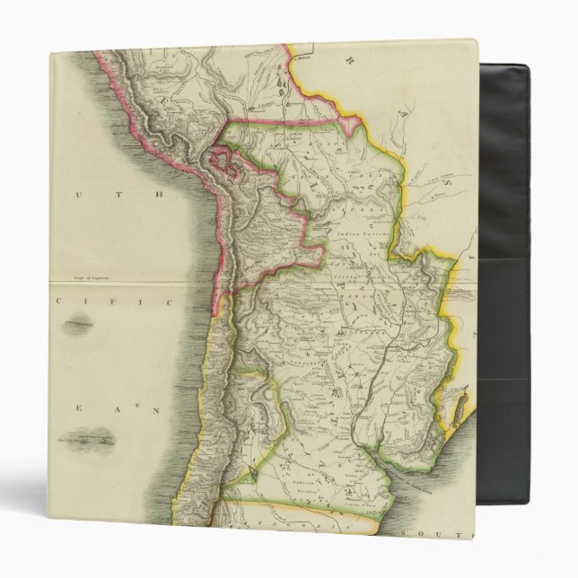 Peru, Chili, La Plata 2 3 Ring Binder (Front/Inside)
