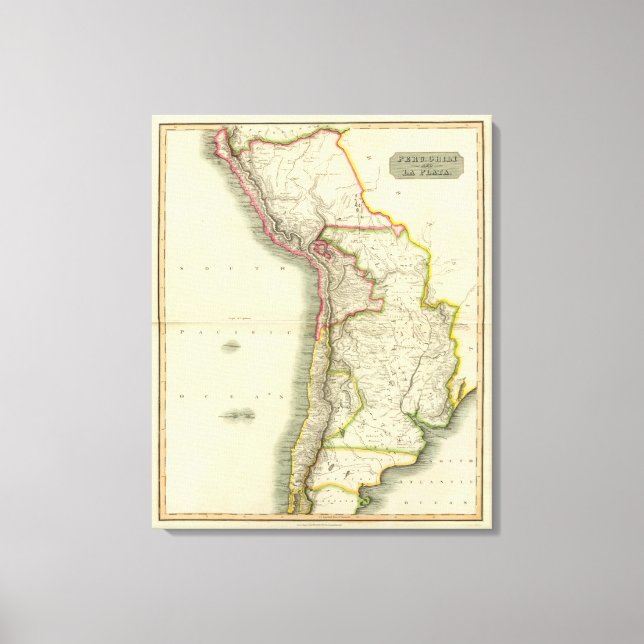 Peru, Chili, La Plata 2 Canvas Print (Front)