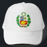 Peru Coat of Arms Hat<br><div class="desc">Hat with the Coat of Arms of Peru.</div>