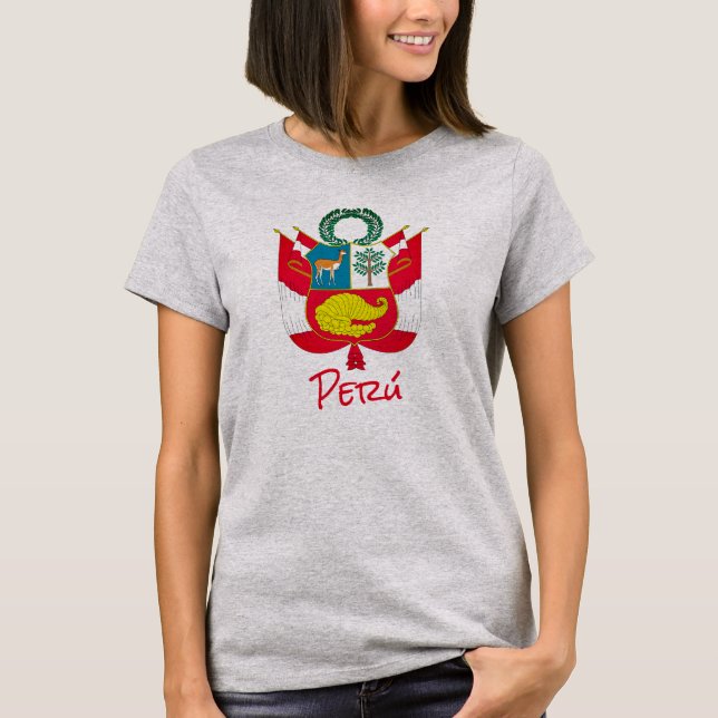 Peru Coat of Arms T-Shirt (Front)