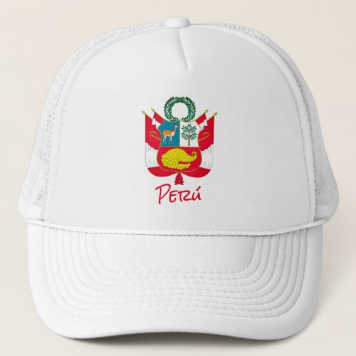 Peru Coat of Arms Trucker Hat